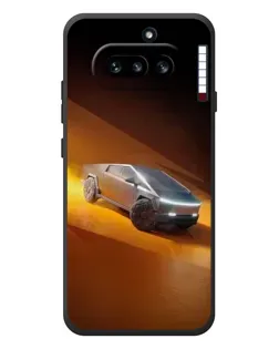 Чехол для Nothing Phone (4a) с картинкой «Cybertruck в пустыне» Чехол для Nothing Phone (4a) с картинкой «Cybertruck в пустыне»