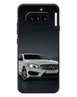 Чехол для Nothing Phone (4a) с картинкой «Mercedes AMG GT Silver»