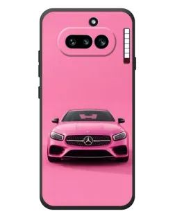 Чехол для Nothing Phone (4a) с картинкой «Розовый Mercedes AMG» Чехол для Nothing Phone (4a) с картинкой «Розовый Mercedes AMG»