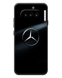 Чехол для Nothing Phone (4a) с картинкой «Mercedes на металле» Чехол для Nothing Phone (4a) с картинкой «Mercedes на металле»