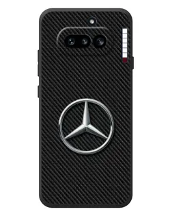Чехол для Nothing Phone (4a) с картинкой «Карбоновый Mercedes стиль» Чехол для Nothing Phone (4a) с картинкой «Карбоновый Mercedes стиль»