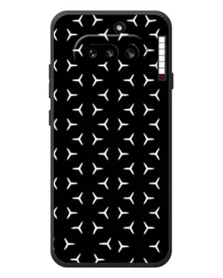 Чехол для Nothing Phone (4a) с картинкой «Mercedes паттерн звезд» Чехол для Nothing Phone (4a) с картинкой «Mercedes паттерн звезд»