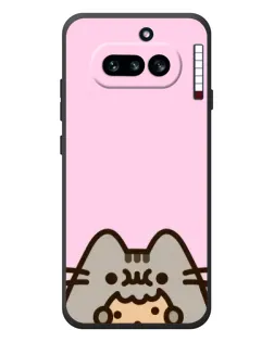 Чехол для Nothing Phone (4a) с картинкой «Pusheen и печенье» Чехол для Nothing Phone (4a) с картинкой «Pusheen и печенье»