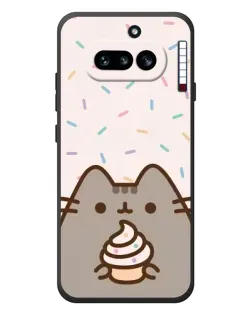 Чехол для Nothing Phone (4a) с картинкой «Пушин с кексом» Чехол для Nothing Phone (4a) с картинкой «Пушин с кексом»