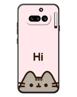Чехол для Nothing Phone (4a) с картинкой «Пушин говорит Hi» Чехол для Nothing Phone (4a) с картинкой «Пушин говорит Hi»