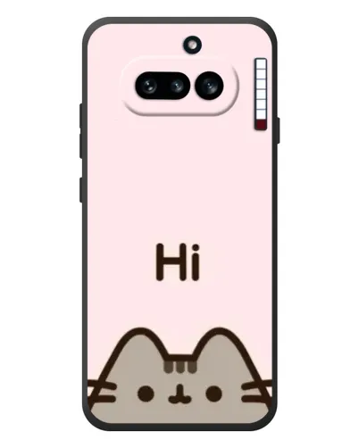 Чехол для Nothing Phone (4a) с картинкой «Пушин говорит Hi»