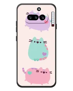 Чехол для Nothing Phone (4a) с картинкой «Pusheen трио» Чехол для Nothing Phone (4a) с картинкой «Pusheen трио»