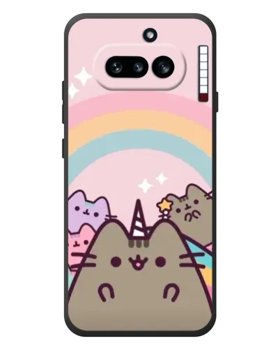 Чехол для Nothing Phone (4a) с картинкой «Единорог Pusheen»