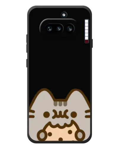 Чехол для Nothing Phone (4a) с картинкой «Пушин на черном»