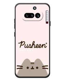 Чехол для Nothing Phone (4a) с картинкой «Pusheen логотип» Чехол для Nothing Phone (4a) с картинкой «Pusheen логотип»