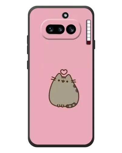 Чехол для Nothing Phone (4a) с картинкой «Pusheen сердце»