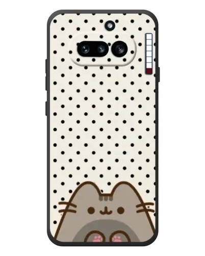 Чехол для Nothing Phone (4a) с картинкой «Пушин в горошек»