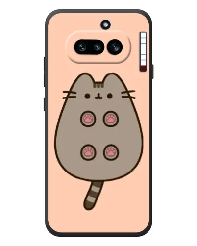 Чехол для Nothing Phone (4a) с картинкой «Пушин пузиком кверху»