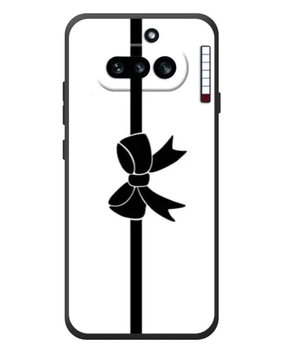 Чехол для Nothing Phone (4a) с картинкой «Вертикальный бант»