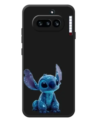 Чехол для Nothing Phone (4a) с картинкой «Стич на черном» Чехол для Nothing Phone (4a) с картинкой «Стич на черном»