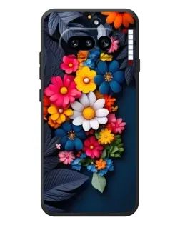 Чехол для Nothing Phone (4a) с картинкой «Цветочная феерия»
