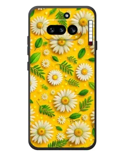 Чехол для Nothing Phone (4a) с картинкой «Ромашковое солнце»