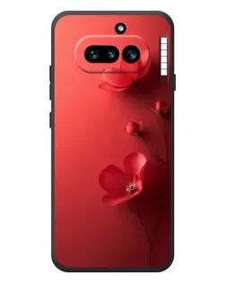 Чехол для Nothing Phone (4a) с картинкой «Маковые соцветия»
