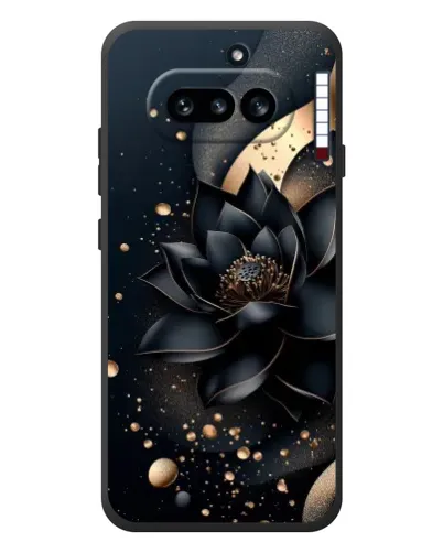 Чехол для Nothing Phone (4a) с картинкой «Черный лотос» Чехол для Nothing Phone (4a) с картинкой «Черный лотос»