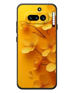 Чехол для Nothing Phone (4a) с картинкой «Золотые лепестки»