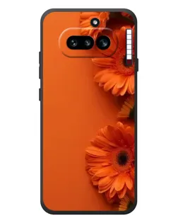 Чехол для Nothing Phone (4a) с картинкой «Оранжевые герберы»