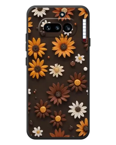 Чехол для Nothing Phone (4a) с картинкой «Узор из маленьких подсолнухов» Чехол для Nothing Phone (4a) с картинкой «Узор из маленьких подсолнухов»