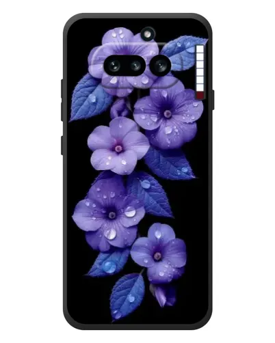 Чехол для Nothing Phone (4a) с картинкой «Фиолетовые цветы с росою» Чехол для Nothing Phone (4a) с картинкой «Фиолетовые цветы с росою»