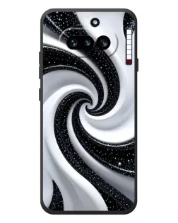 Чохол для Nothing Phone (4a) з картинкою «Чорно-біла спіраль» Чохол для Nothing Phone (4a) з картинкою «Чорно-біла спіраль»