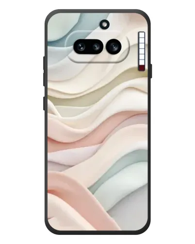 Чехол для Nothing Phone (4a) с картинкой «Пастельные нежные волны»