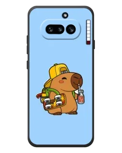 Чехол для Nothing Phone (4a) с картинкой «Капибара на скейте»
