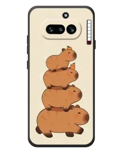 Чехол для Nothing Phone (4a) с картинкой «Башня из капибар»