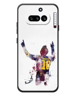 Чехол для Nothing Phone (4a) с картинкой «Акварельный Месси Барселона»