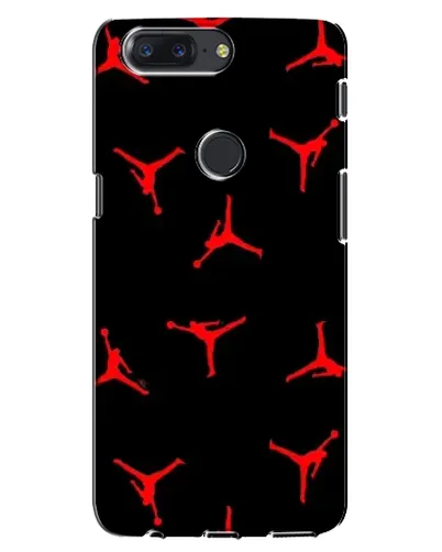 Чохол для OnePlus 5T з картинкою «Jordan Red Pattern»