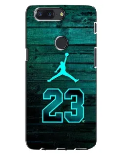 Чохол для OnePlus 5T з картинкою «Jordan Cyan 23» Чохол для OnePlus 5T з картинкою «Jordan Cyan 23»