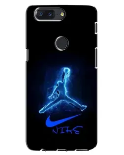 Чохол для OnePlus 5T з картинкою «Jordan Neon Blue» Чохол для OnePlus 5T з картинкою «Jordan Neon Blue»