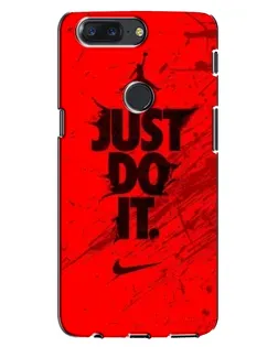 Чохол для OnePlus 5T з картинкою «Nike Just Do It» Чохол для OnePlus 5T з картинкою «Nike Just Do It»