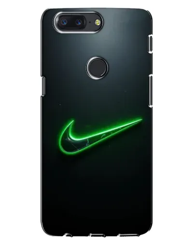 Чехол для OnePlus 5T с картинкой «Неоновый контур Nike»