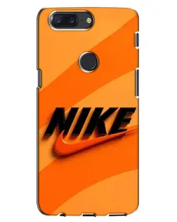 Чехол для OnePlus 5T с картинкой «Оранжевый драйв Nike»