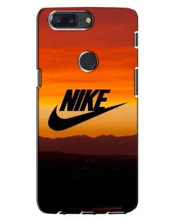 Чехол для OnePlus 5T с картинкой «Nike — вечерний горизонт»