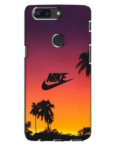 Чехол для OnePlus 5T с картинкой «Nike на закате солнца»