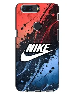 Чехол для OnePlus 5T с картинкой «Градиентный принт Найк»