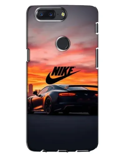 Чехол для OnePlus 5T с картинкой «Nike и суперкар»