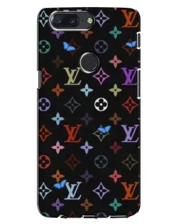 Чохол для OnePlus 5T з картинкою «Кольорова монограма LV»