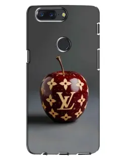 Чохол для OnePlus 5T з картинкою «Червоне яблуко LV»