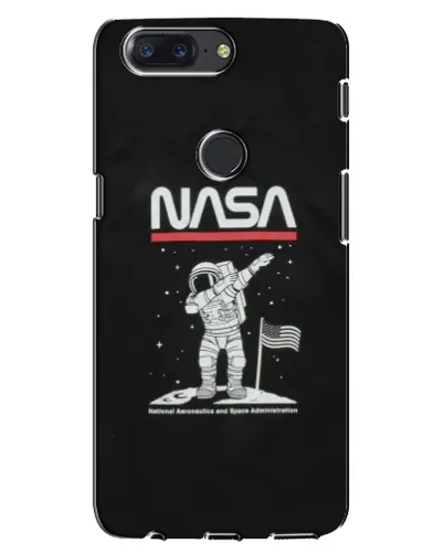 Чехол для OnePlus 5T с картинкой «NASA — шагаем по Луне»