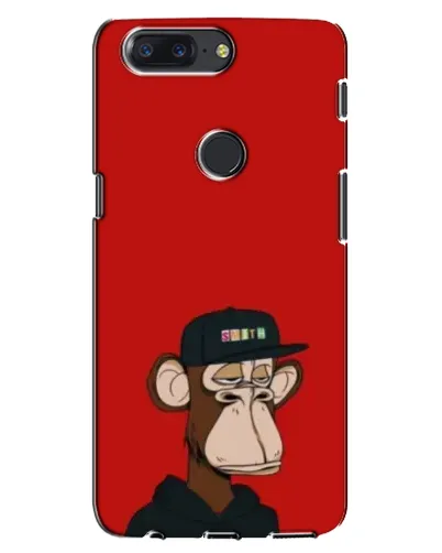 Чохол для OnePlus 5T з картинкою «Bored Ape — червоний фон» Чохол для OnePlus 5T з картинкою «Bored Ape — червоний фон»