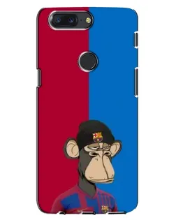 Чохол для OnePlus 5T з картинкою «Bored Ape — фанат Барси» Чохол для OnePlus 5T з картинкою «Bored Ape — фанат Барси»