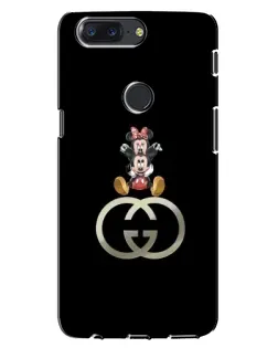 Чехол для OnePlus 5T с картинкой «Минни Маус на лого»