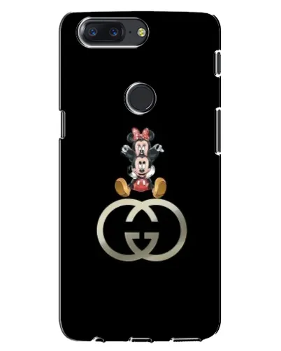 Чехол для OnePlus 5T с картинкой «Минни Маус на лого»