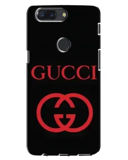 Чехол для OnePlus 5T с картинкой «Gucci — красный логотип»